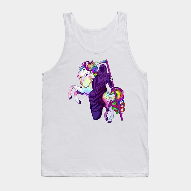 Unicorn Dead Angel Tank Top by arexzim